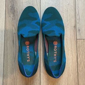 Rothy’s - Loafer - Teal Camo (Rare)